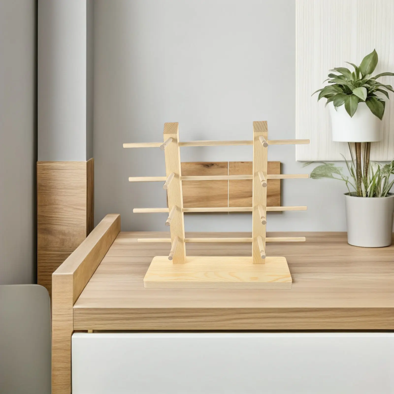 2pcs Sunglasses Display Rack Wood: Multi-Tier Eyeglass Holder Stand For Store Home Desktop Storage Organizer Eyeglass Display view 2