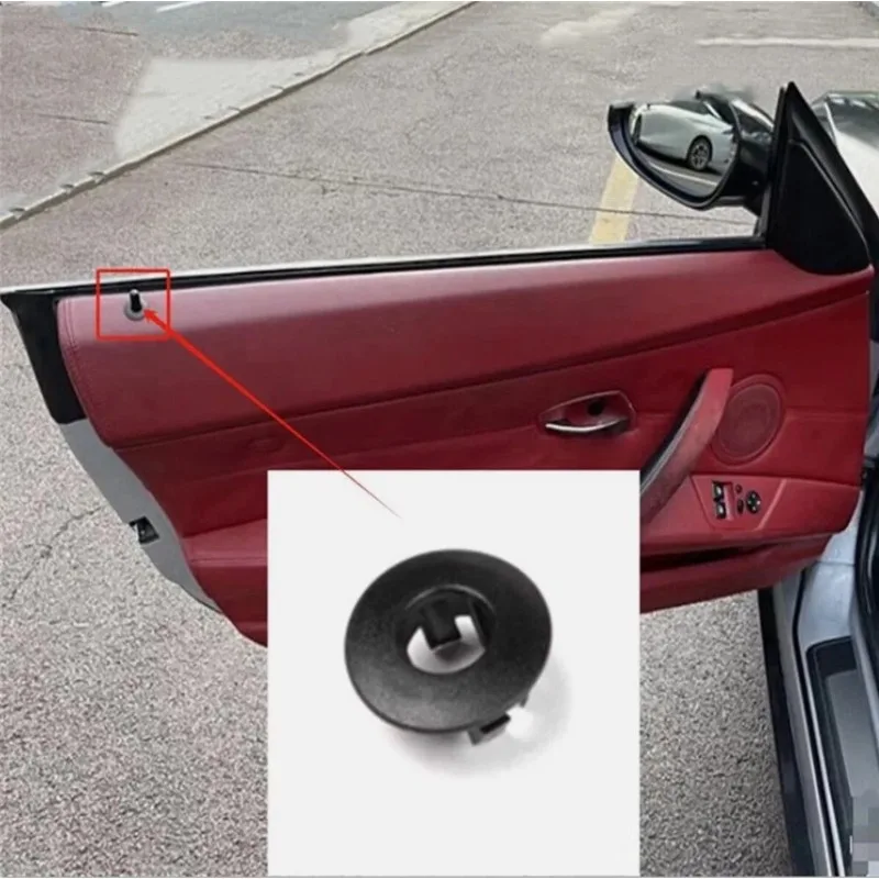 1/2Pcs Door Lock Pin Post Grommet Guide Trim Bezel For BMW Z4 E85 E86 03-08 51417042868 NEW