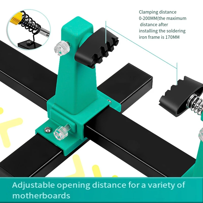 Circuit Board Holder Stable Adjustable PCB Welding Bracket Auxiliary Clamp Repair Tool Clamping Kit