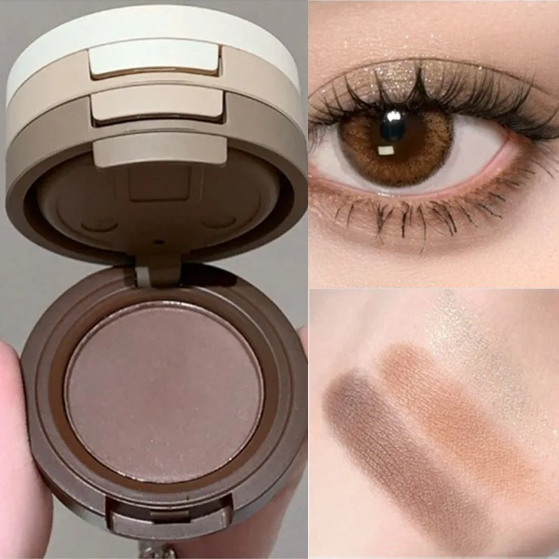 Sombra de ojos degradada tricolor, mate Natural tridimensional, crea maquillaje de ojos multicapa, sombra de ojos fina de larga duración