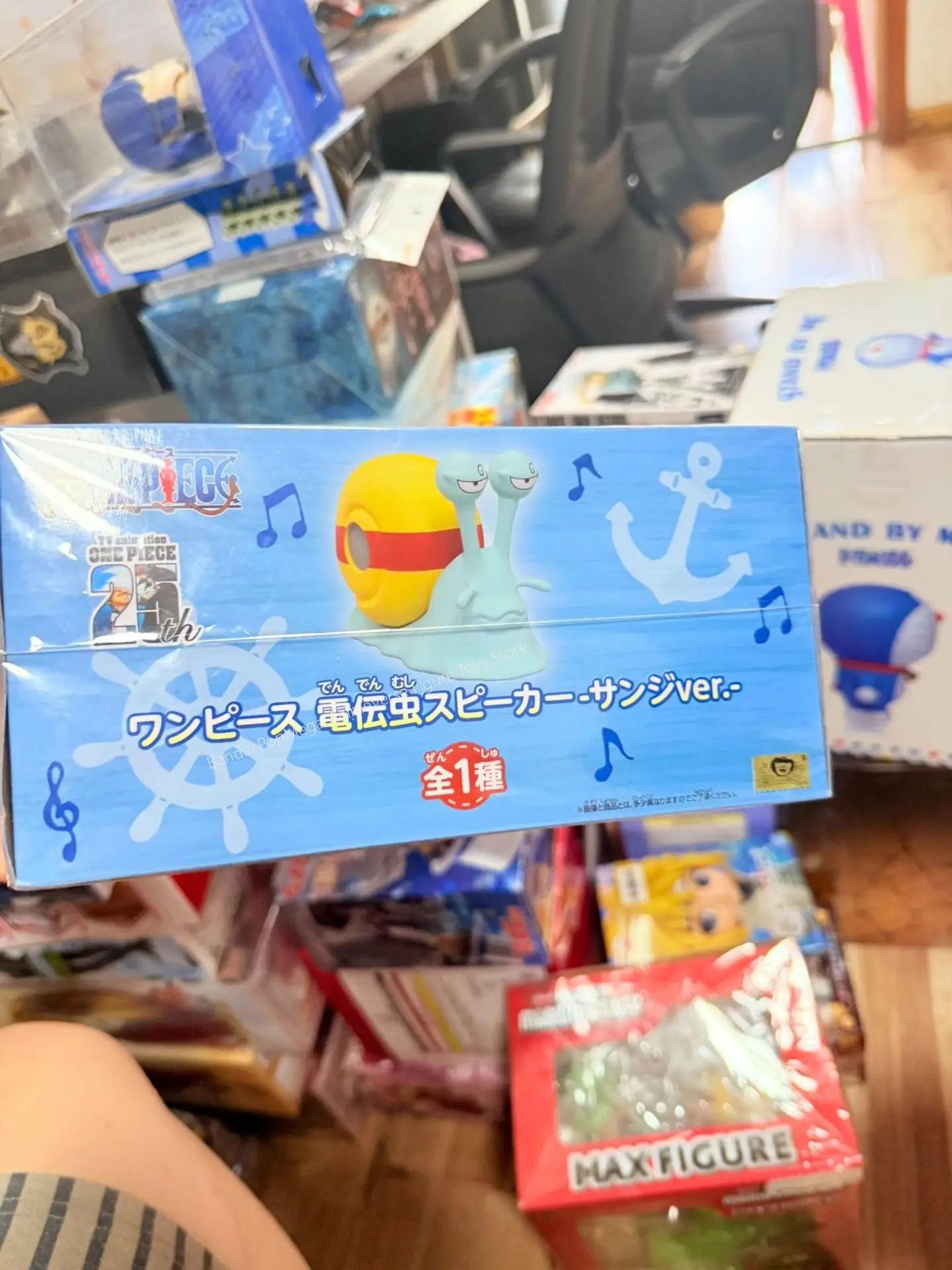 100% الأصلي بانداي الأرواح بان بريستو قطعة واحدة Dendenmushi المتكلم لوفي زورو جيمبي لعبة نموذج لجسم