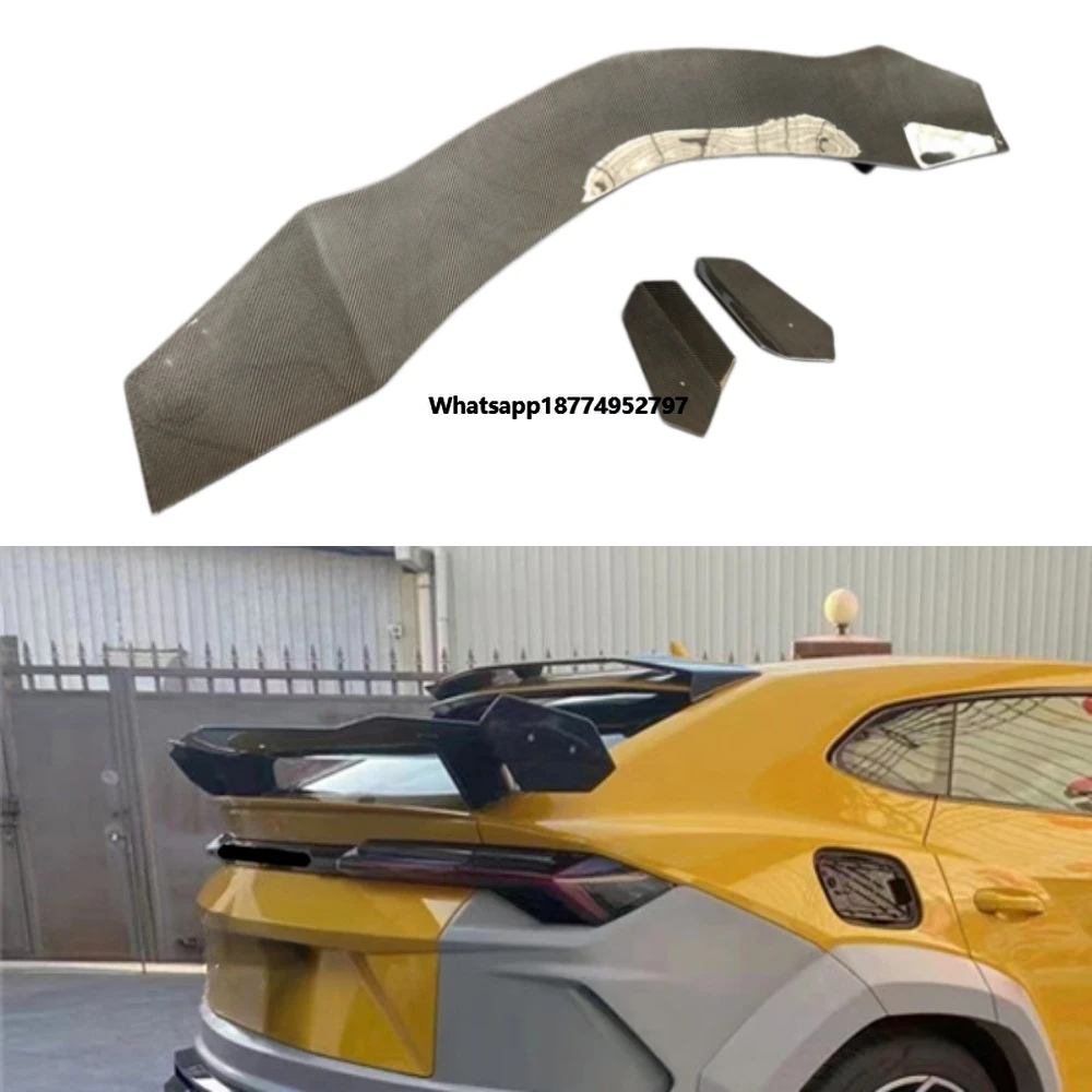 Popular Custom Large Tail Wing Car Kit for URUS Upgraded M-style Carbon Fiber Rear Spoiler Body Kit, Car Supplies