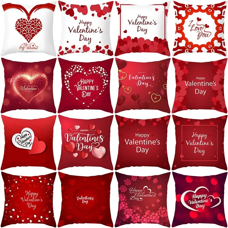 

Valentine's Day Love Pillowcase Office Living Room Home Pillowcase Car Ornaments