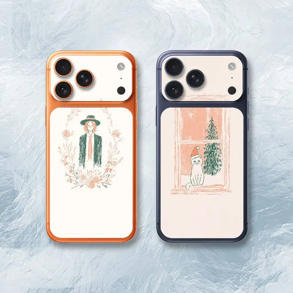

Risograph Print Sticker Film Cover for iPhone 17 Pro Max