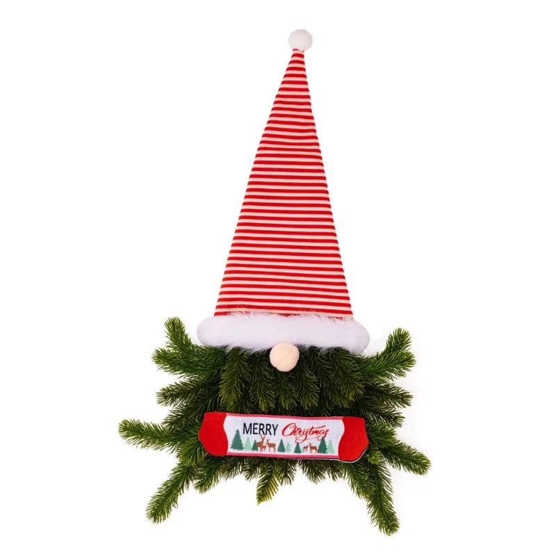 

Dwarf Door Hanger with Striped Hat and Faceless Christmas Decoration, for Tree, Doorway, Curtain, and Dropshipping