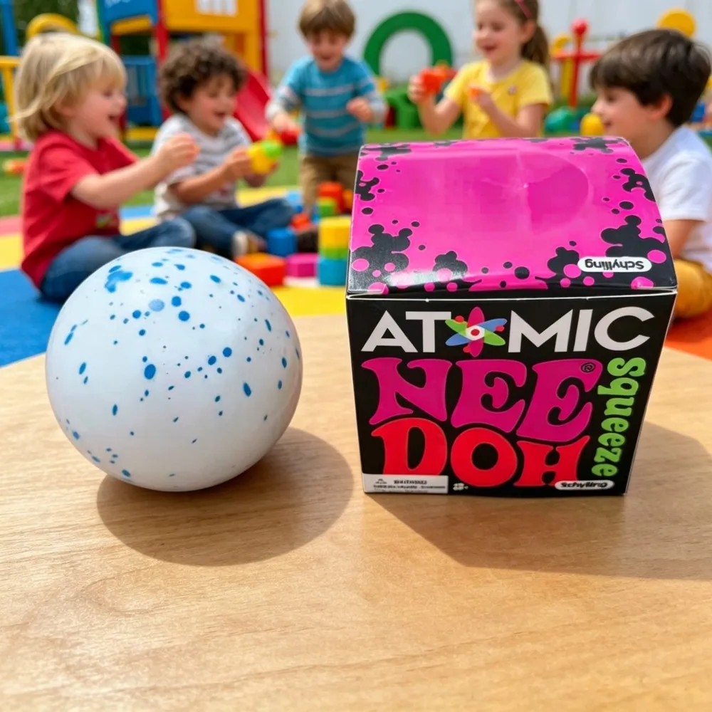 Super Spaßiger NeeDoh Schneeball Knuspriger Schneeball Entspannungs- und Relaxationsspielzeug Sensorisches Spielzeug Kindergeschenk Auf Lager
