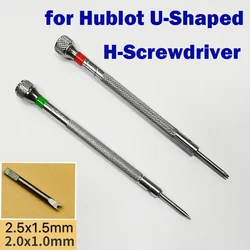 H-Screwdriver for Hublot U-Shaped Screwdrivers Repairing Stainless Steel Watch Bands Screw Driver 2.0mm 2.5mm Size