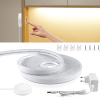 Penetrable Wood Mirror Hand Sweep Touch Sensor Dimmable Neon Strip DC12V COB LED Light LED Cabinet Kitchen Lamp Cabinet Backligh