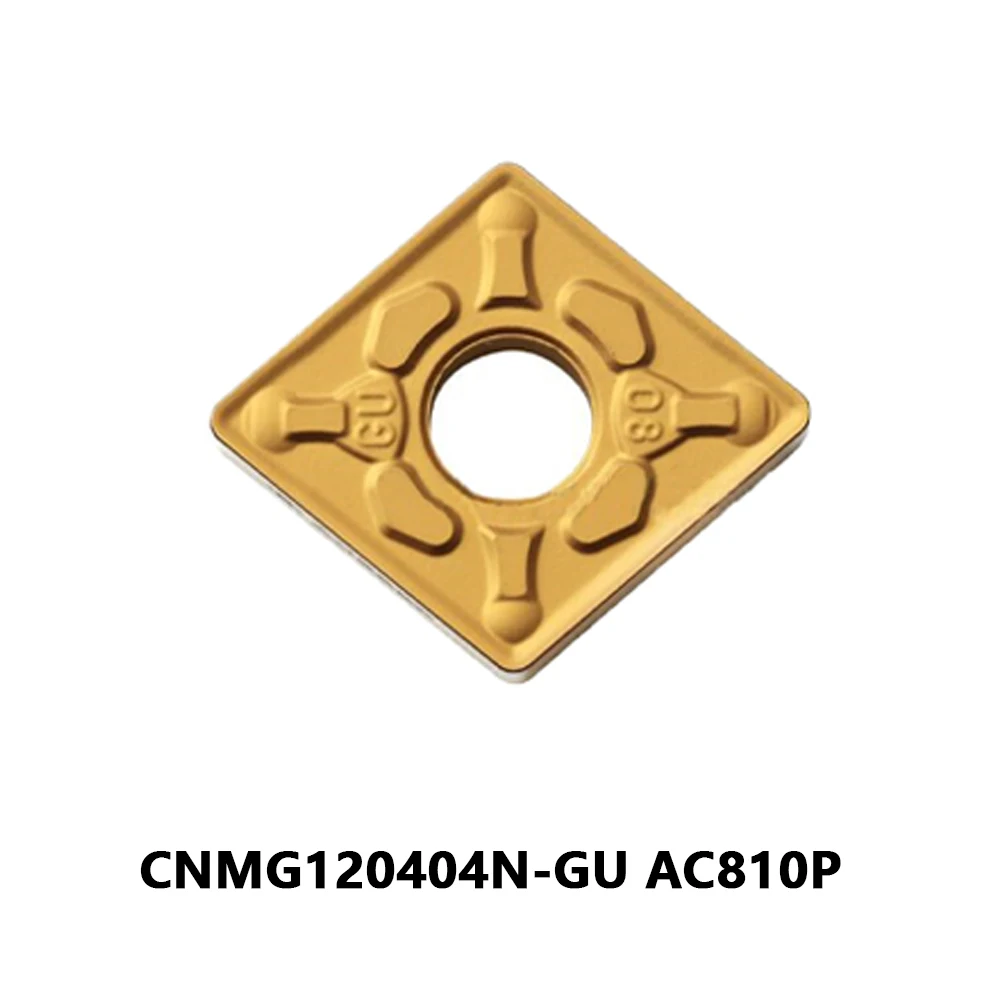 80° Inserts CNMG 120404 Original CNMG120404 120404N N GU CNMG120404N-GU AC810P Carbide Plates CNC Lathe Cutter Machine Holder