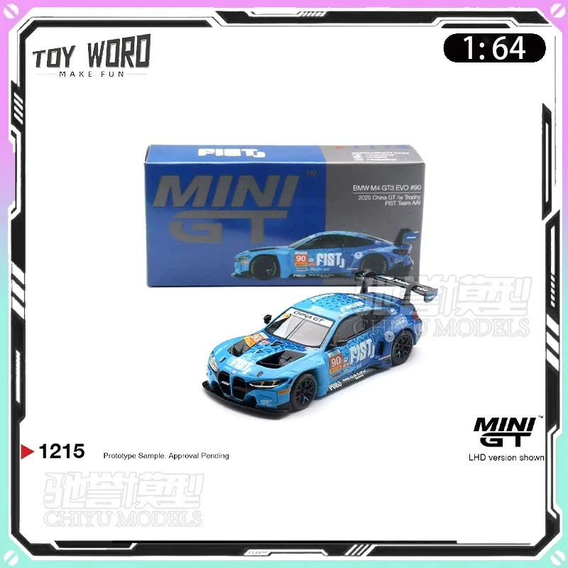 

Новая модель автомобиля MINIGT 1:64 M4 GT3 EVO 90, литая коллекционная игрушка из сплава, подарок на день рождения, 2026 год