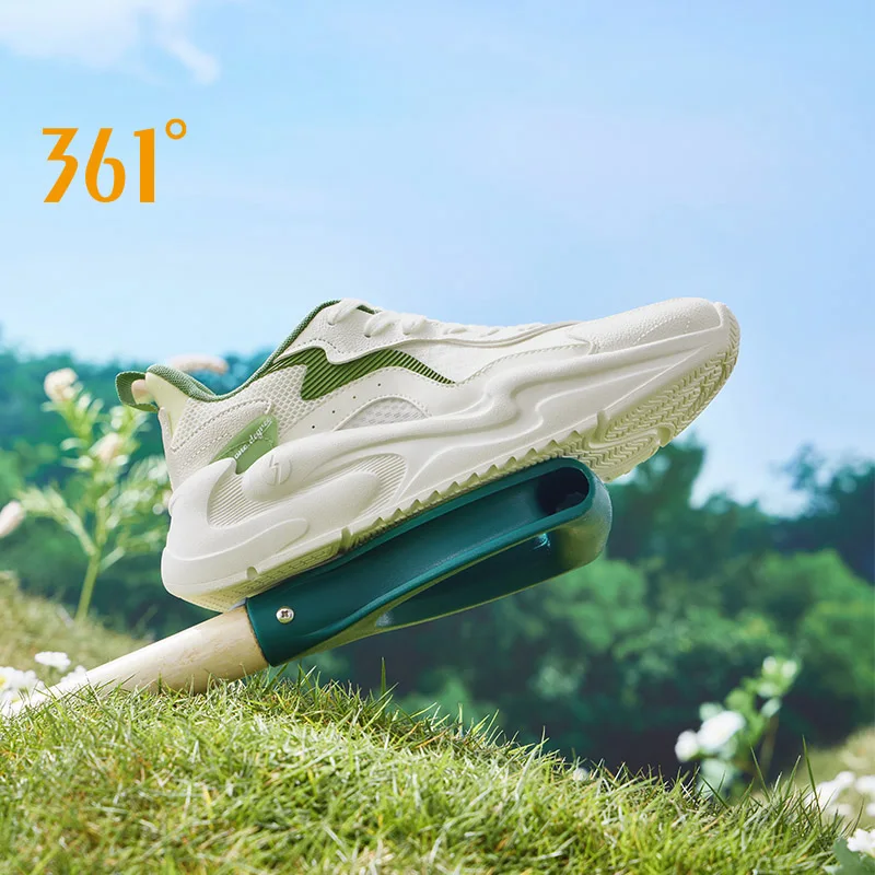 361 Degrees Casual Shoes Men Lightweight Comfortable Stable Flexible Mesh-surface Breathable Classic Male Sneakers 672416714