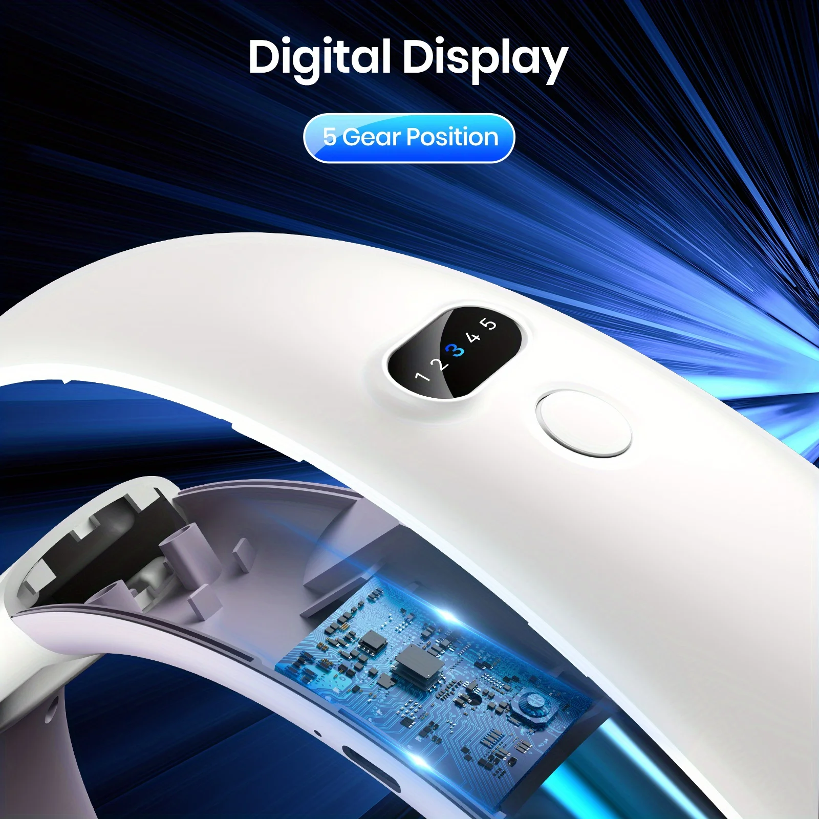 Hanging Neck Small Fan, Portable Mini Lazy Person Hanging Neck USB Mute Cute Carry-on Small Mini Student Children Kitchen Net Ce