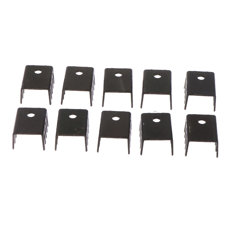10 pz TO-220 profilo in alluminio 7805 dissipatore di calore 781 radiatore dissipatore di calore 19*15*10MM profilo in lega di alluminio dispositivo di raffreddamento
