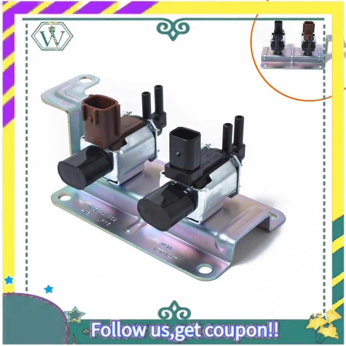 A82U-Mass Air Flow Meter Maf Sensor Fit For Mazda 3 5 6 Protege & For Mazda Intake Manifold Vacuum Runner Solenoid Valve