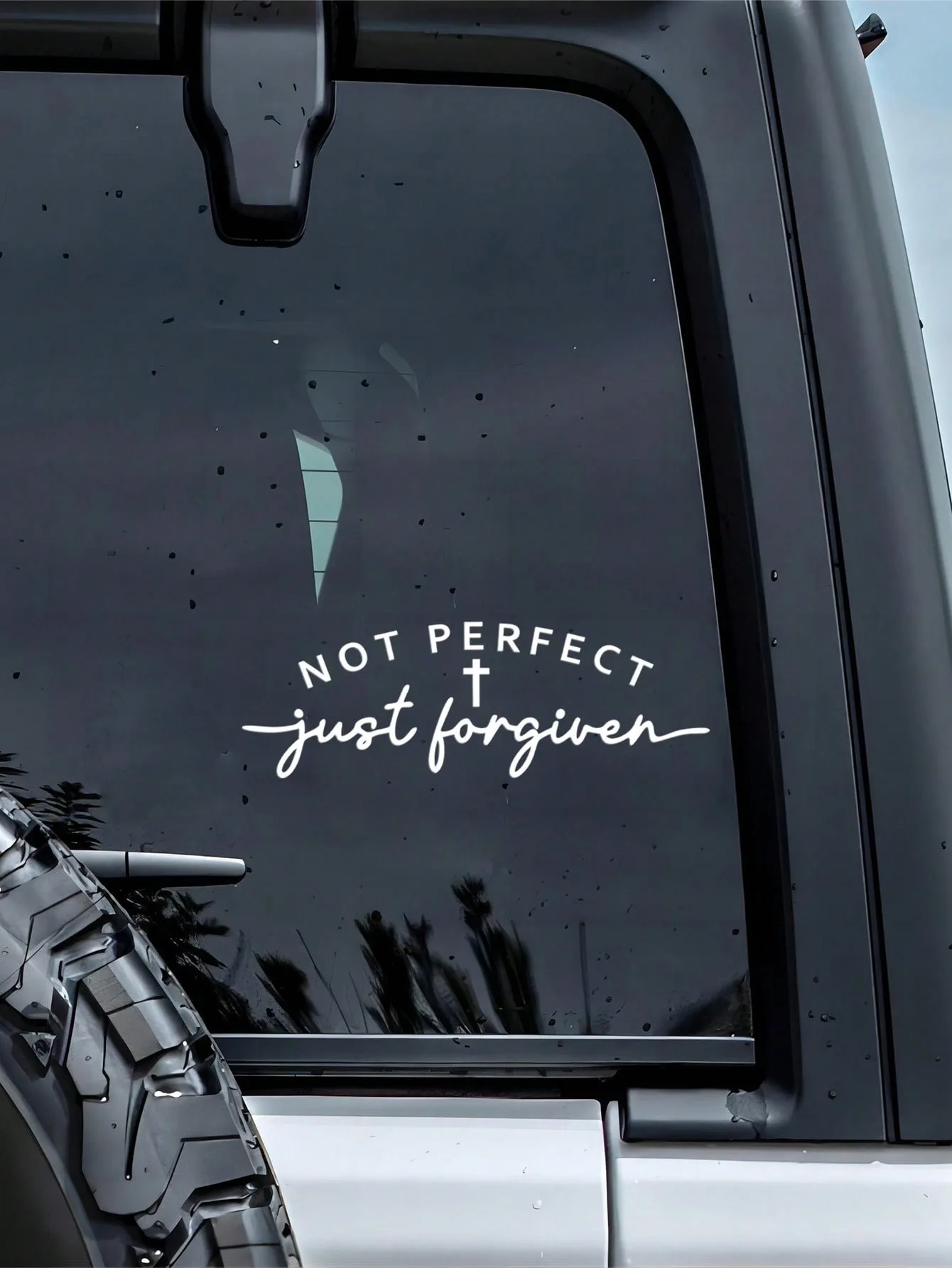 Car Body Palm Beaches  Decal Sticker Art Quotes Stickers Window Decor Rear Windshield Modern Fashion Decals