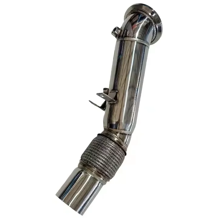 F30 F31 F34 330i 330ix 330e B48 Engine Compatible Stainless Steel Straight Pipe Exhaust Downpipe