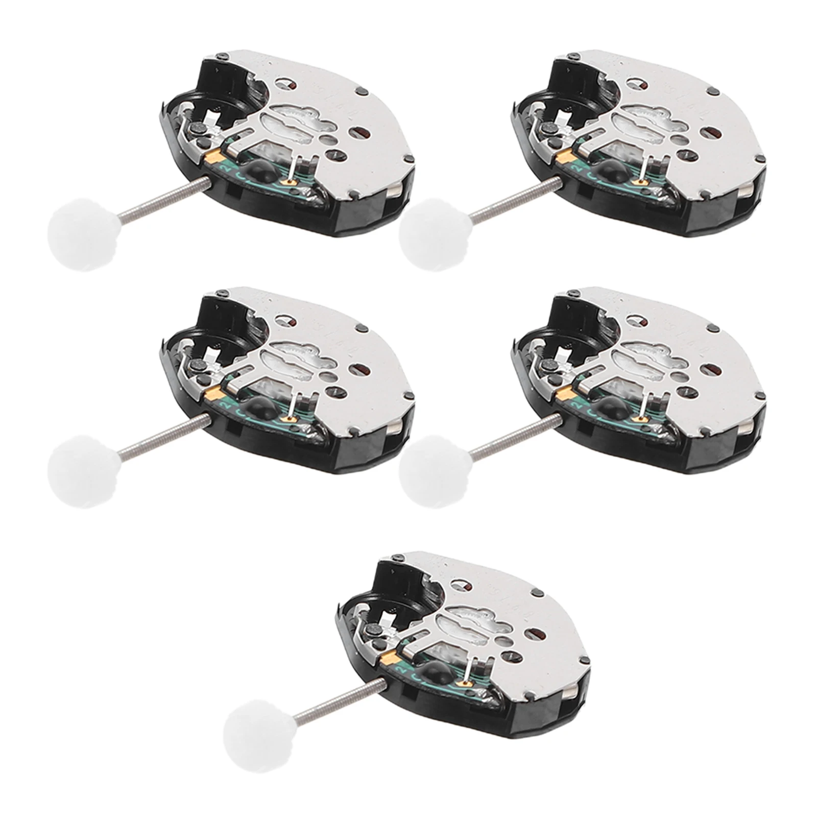 

5Pcs Watch Repair Kit Quartz Movement Replacement Silent Operation Energy Efficient for Wristwatch Maintenance Easy Setup