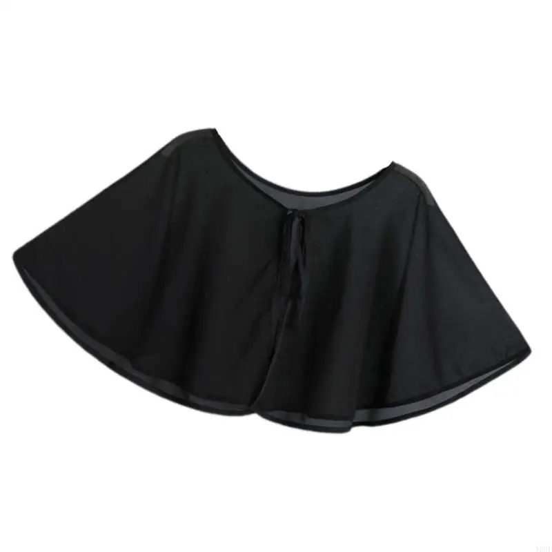 女性の男性のための日焼け止めのエレガントな折りたたみ式シフォンラップ