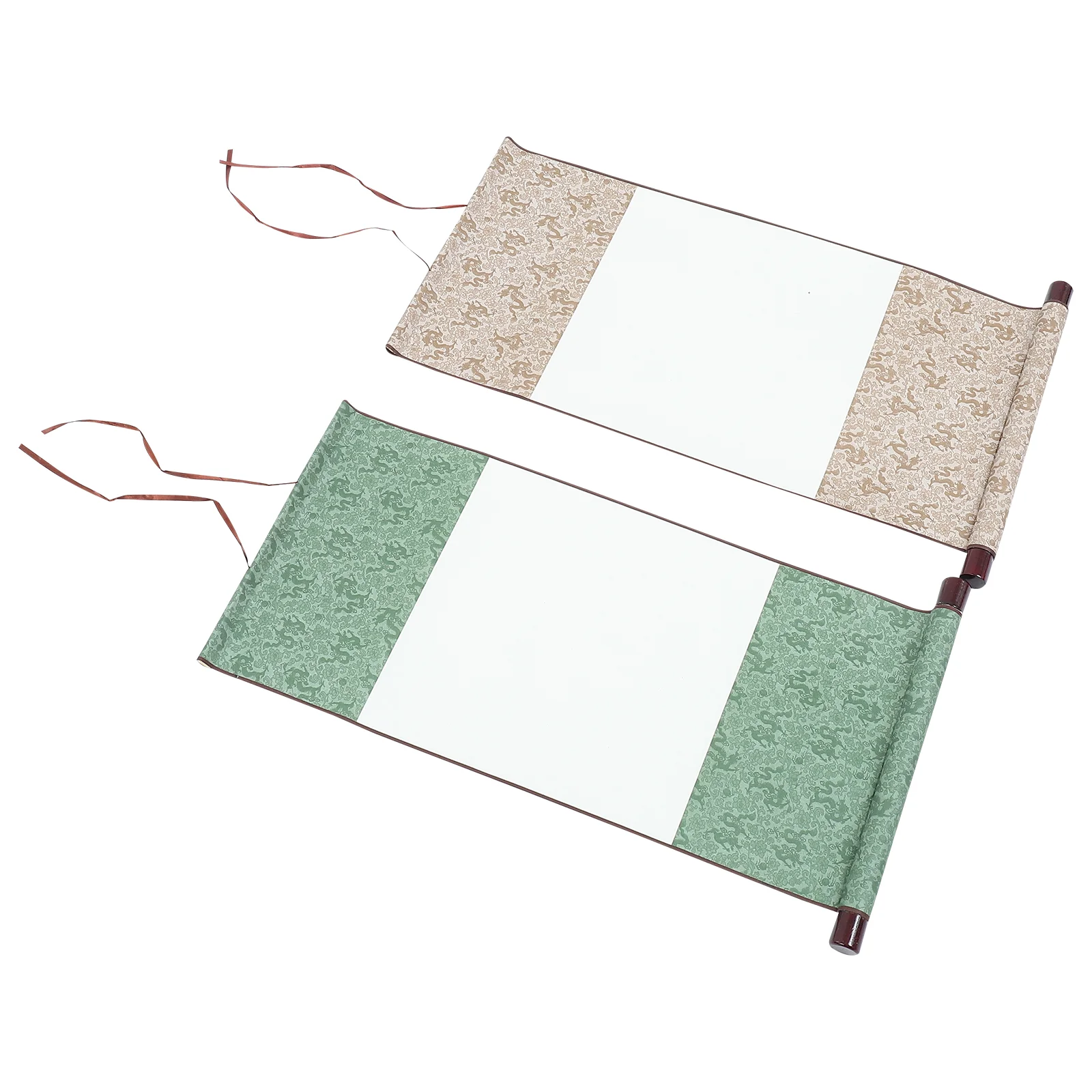 2-delige Chinese kalligrafie papierhangers stijl hangende blanco scroll tekening aanbod decor