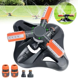 Automatic Garden Sprinklers 360 Degree Rotary Nozzle Water Sprinkler Irrigation Supplies Saving Watering Irrigation Tool Kits