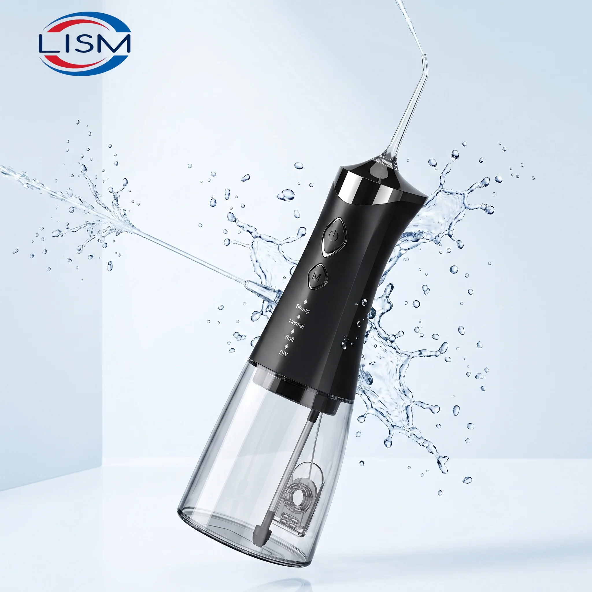 Oral Irrigator Flosser - Draagbare oplaadbare monddouche, 4 reinigingsstanden, IP7