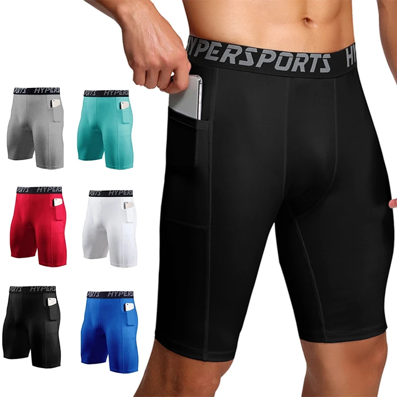 

2025 Compression Shorts Men Summer Sportswear Training Tights Gym Fitness Leggings Short Pants Sport Bottoms Running Shorts Men