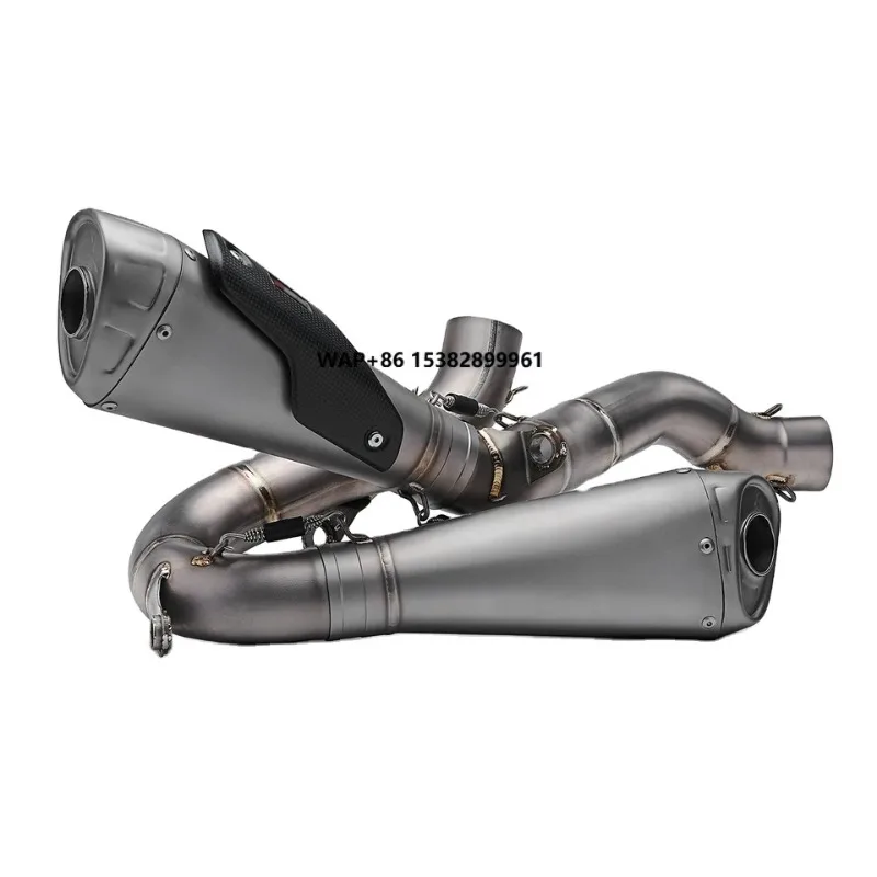 Duca Panigale V4/Streetfighter V4 Motorcycle Exhaust System Modification Full Titanium AK Dual Muffler V4/V4S/R 2025- NlkHanm