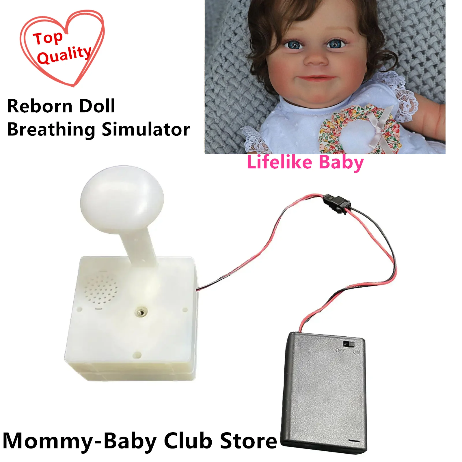 Kids Gifts Doll Accessories Reborn Breathing Mechanism Reborn Doll Breathing Simulator With Lifelike Sleeping Lifelike Baby