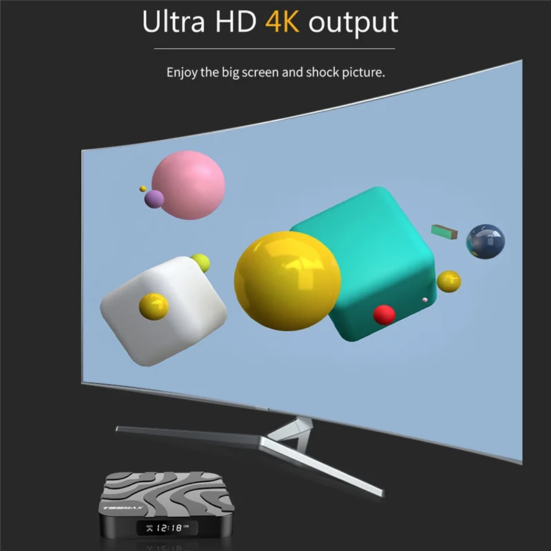 ABZW T95MAX 6K TV Box H618 Android 12.0 4K مشغل الوسائط HDR Dual Wifi T95 Max Set Top Box 2G RAM + 16G ROM EU Plug