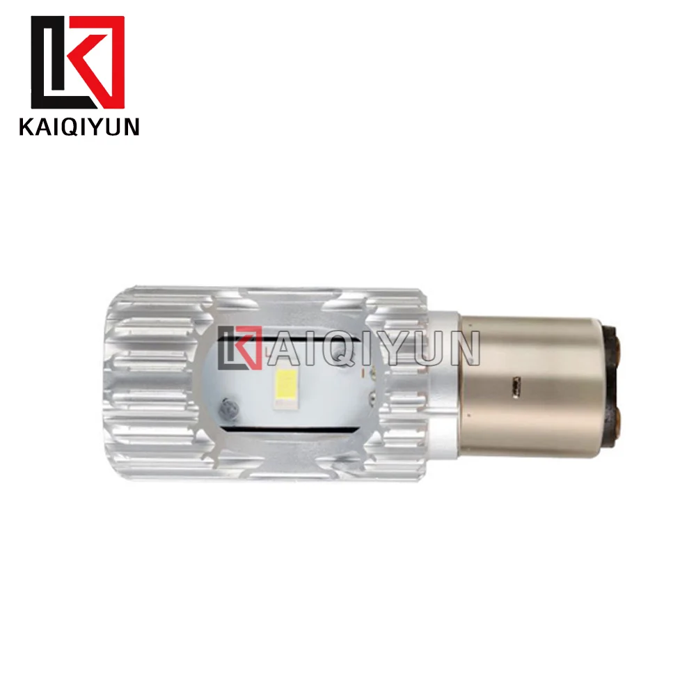 High Low Beam 1200LM 6500K DC 9-80V 30W 2A BA20D Bulbs White S2 Motorcycle Headlight Bulbs Motorcycle Lighting