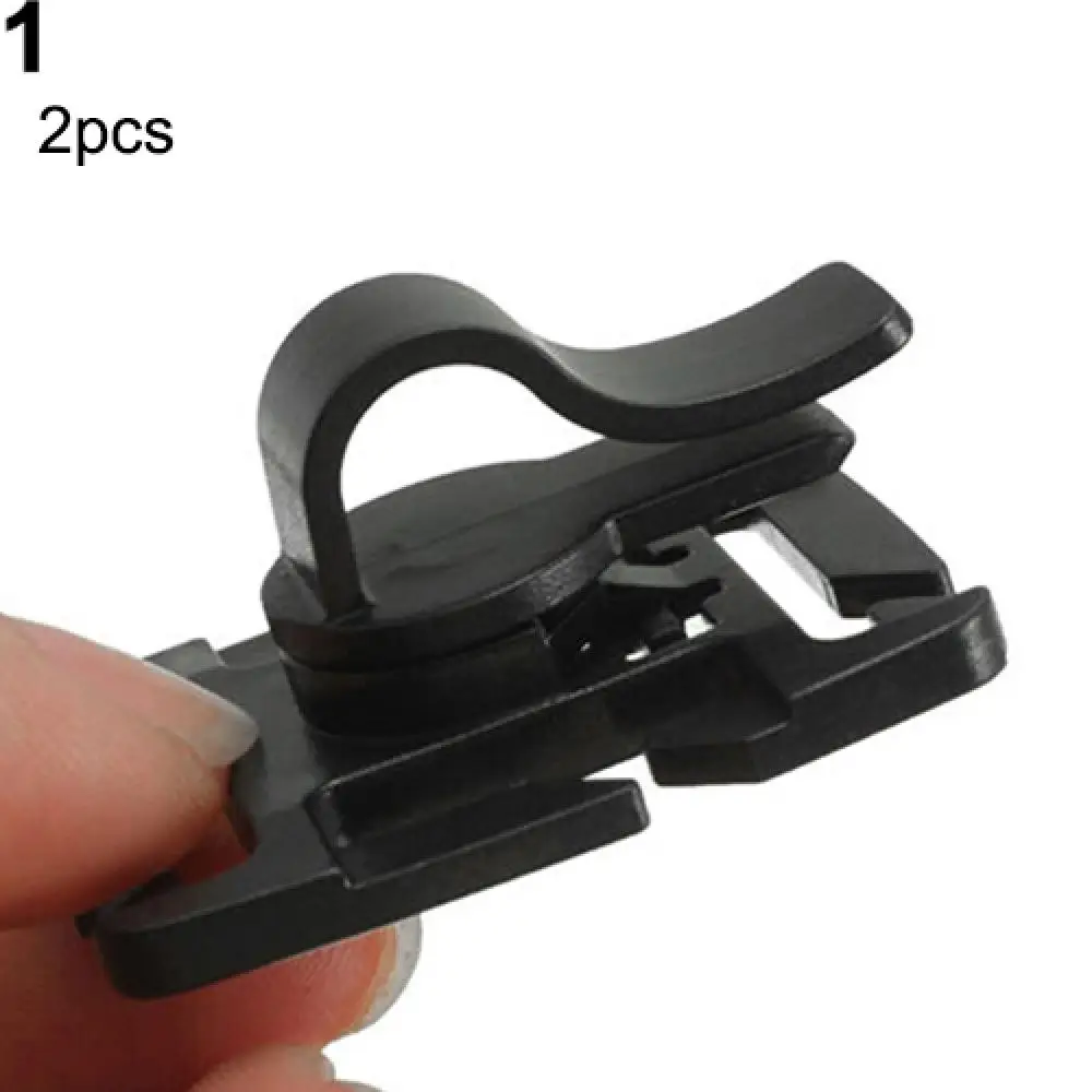 2Pcs Drinking Tube Clip Rotatable Water Bladder Tube Trap Hose Clip for Webbing Hydration Backpack Accessories for Outdoor