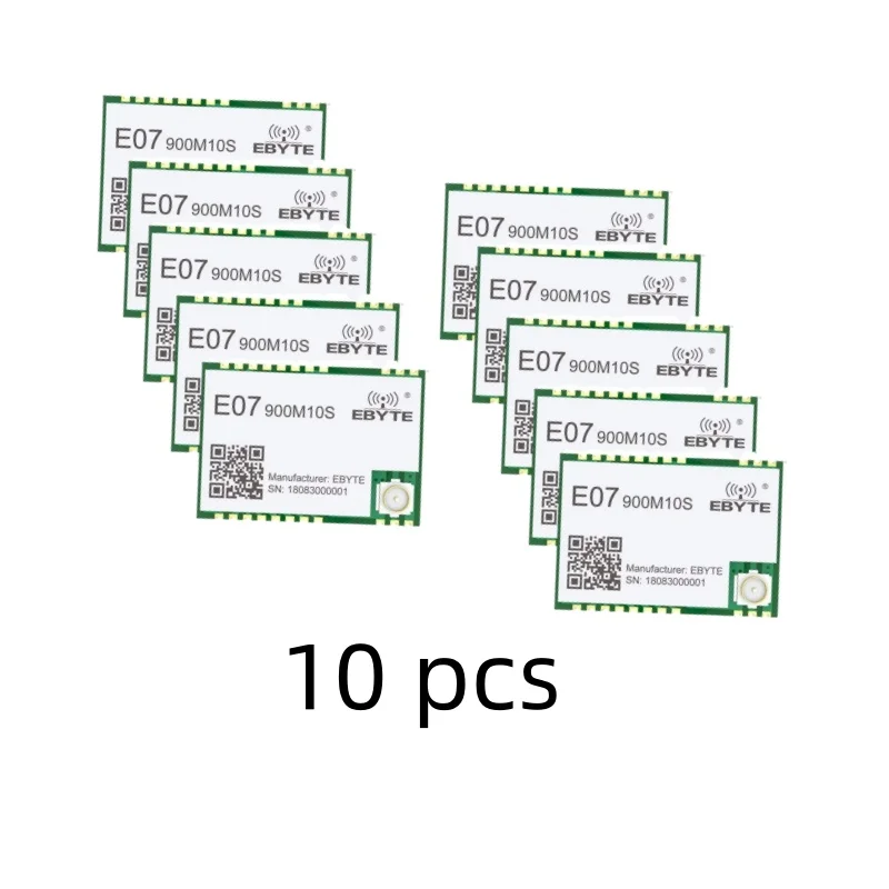 Image of 10 Stück 915MHz LoRa SPI Drahtloses RF-Modul CC1101 E07-900M10S IOT SMD 915 MHz RF-Empfänger-Sender CC1101-Chip