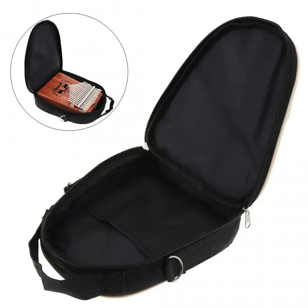 

17 / 15 / 10 Key Universal Storage Shoulder Portable Bag Thumb Piano Kalimba Mbira Soft Case Oxford Cloth Inside Cotton