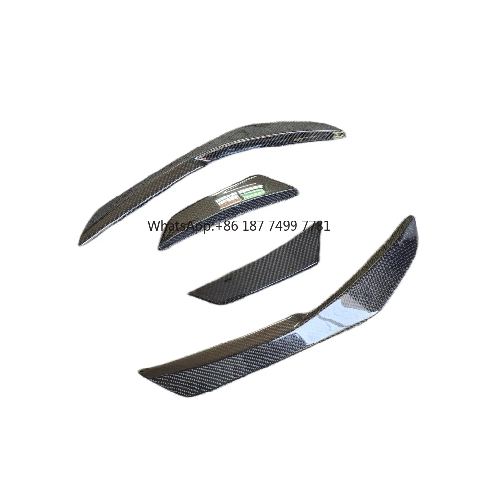 

Used for . R8 Upgrade P-style Front Bumper Carbon Fiber Front Bumper Splitter Body Kit