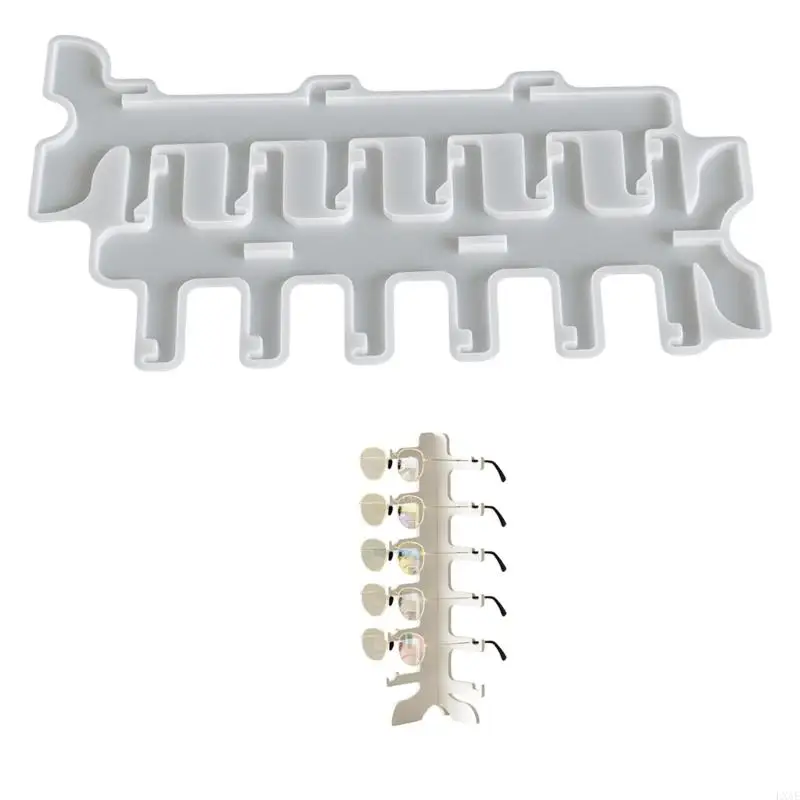  Versatile 6 Compartment Eyeglass Frame Mold For Creative Resin Art And Store Displays Sunglasses Rack Mould