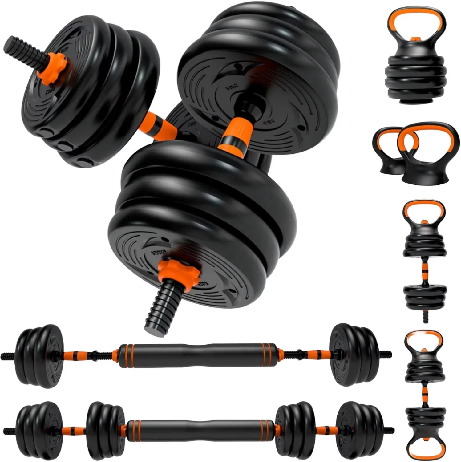 

Quickly Adjustable 20kg Weights Gym Equipment Dumbbells and Barbell Sets for Fitness 2026