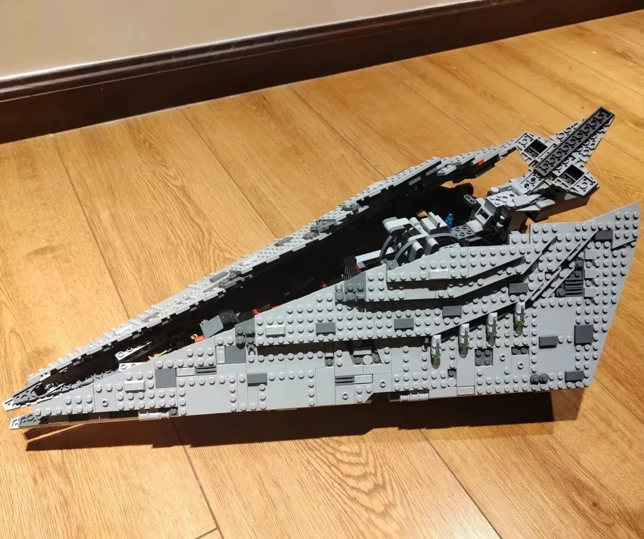 1457 pçs destroyer espaço compatível com 75190 estrelaship lutador modelo conjunto blocos de construção brinquedo diy presentes aniversário do miúdo