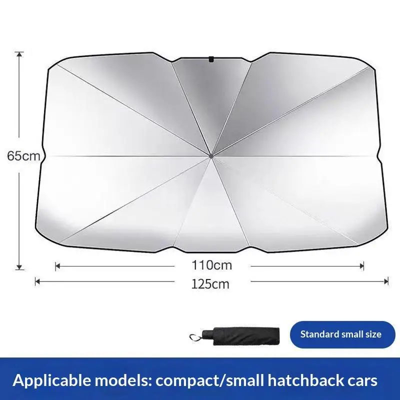 Multifunctional Car Windshield Sun Umbrella Foldable Heat Insulation UV Protection Portable Sunshade for Car Travel Summer