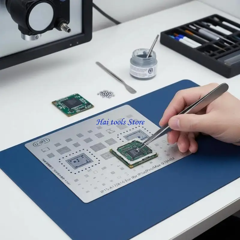 

X37E BGA шаблон для реболлинга, трафарет, стальная направляющая для припоя для 15, 14, 13, 12, 11, аксессуары для электронных