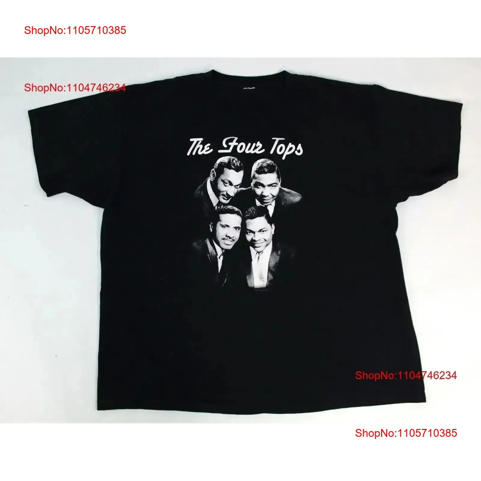 VTG The Four Tops Band Photo T Shirt 2XL XXL 60's R B Soul Motown vintage Washed Slightly Stylish Top For Everyday Wear homme