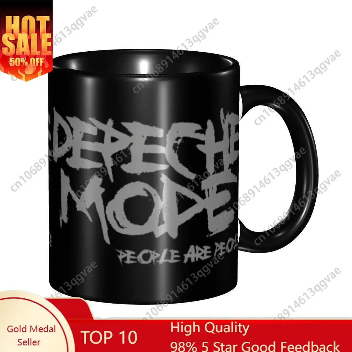 

Kawaii Depeches DM Mode Musician 2025 World Tour Coffee Cup Room Mug