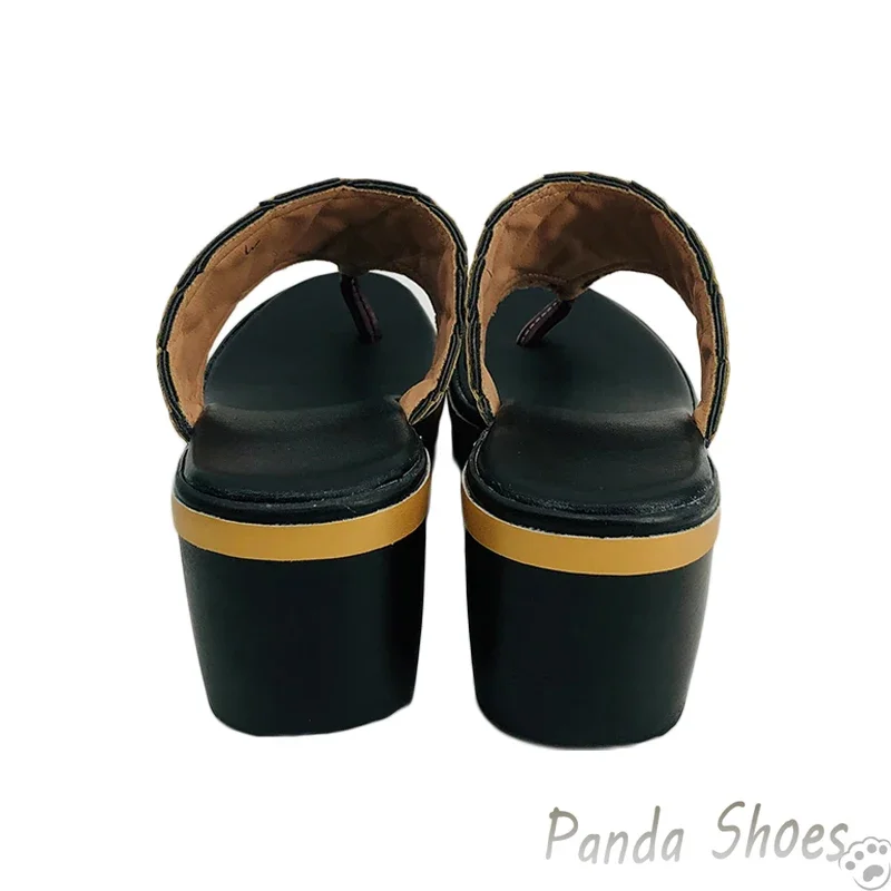 أحذية جينشين إمباكت كوكي شينوبو التأثيرية لعبة أنيمي كوس قباقيب أحذية لعبة أزياء تنكرية أحذية الدعامة لحفلات الهالوين