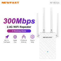 300Mbps/1200Mbps WiFi Signal Repeater Dual-Band 2.4G&5G WiFi Extender With LAN/WAN Port Internet Range Extender for Home Office