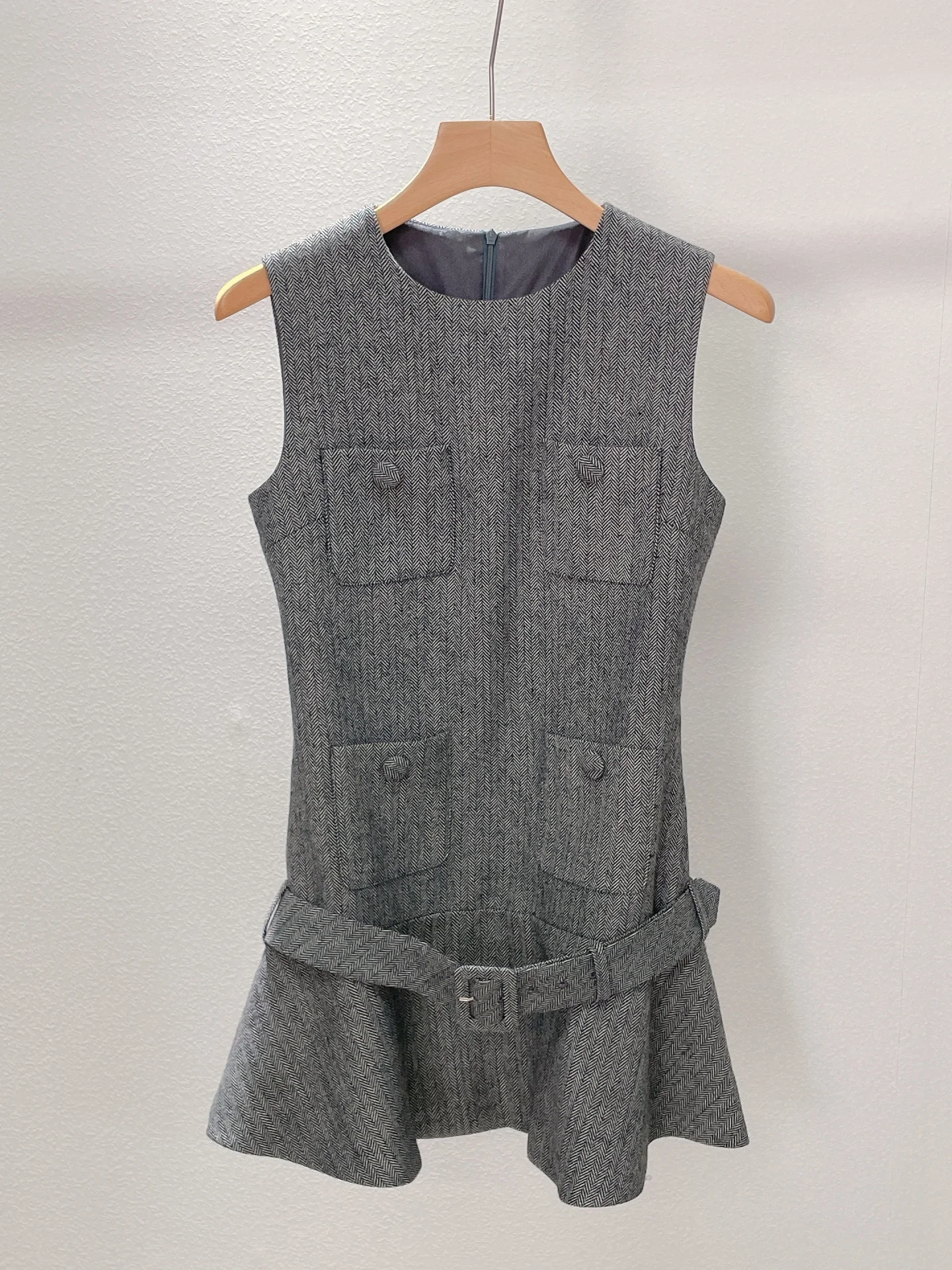 

Slimming Fi Tail Vest Dr Women's Faion Autumn Winter New Sle Small Fraance Wind Waist Cinching Long Leg Illusion