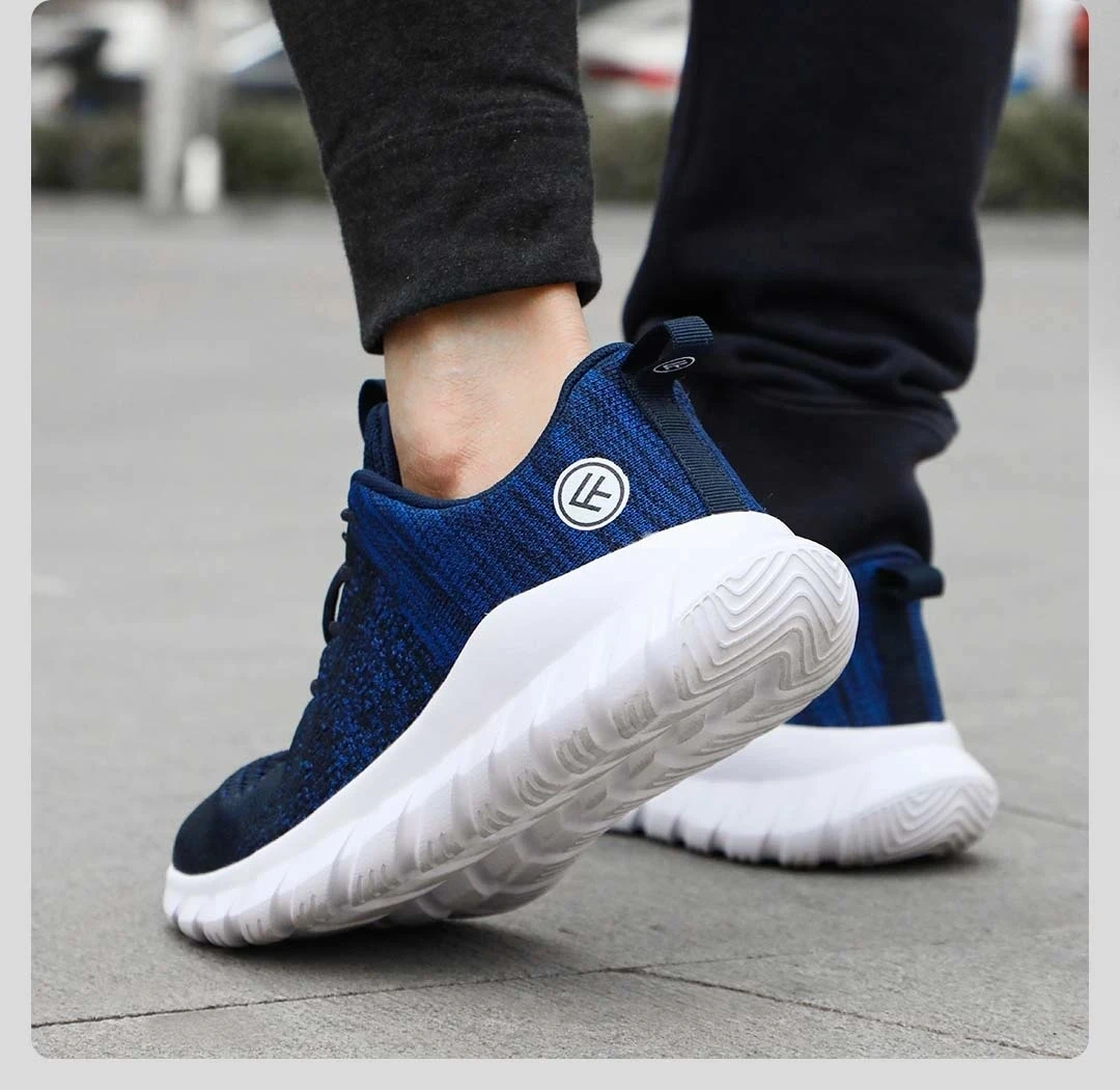 New Xiaomi Running Shoes Sneakers Men New Lightweight Non-slip Breathable Flying Woven Sports Male Shoes Loafers Size 39-44