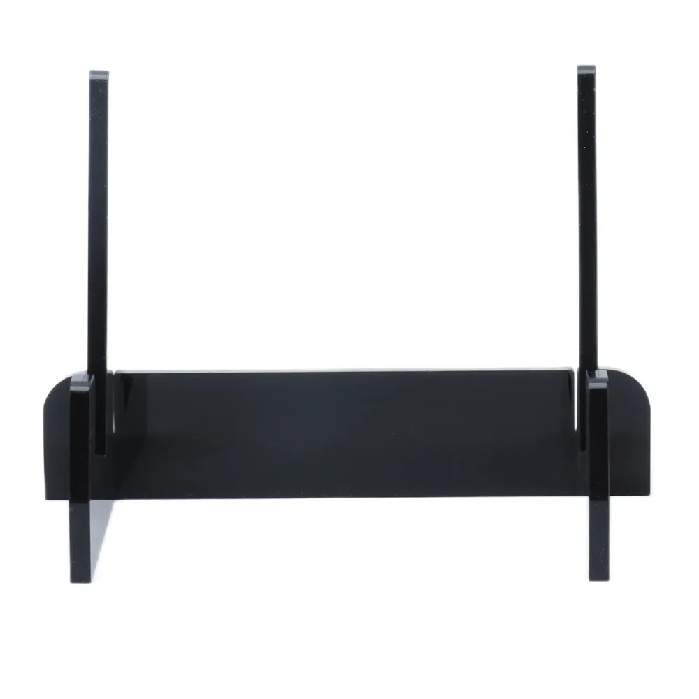 

Portable Acrylic Acrylic Book Display Stand Adjustable Black Bookrack Detachable Triangular Display Stand Office Desks