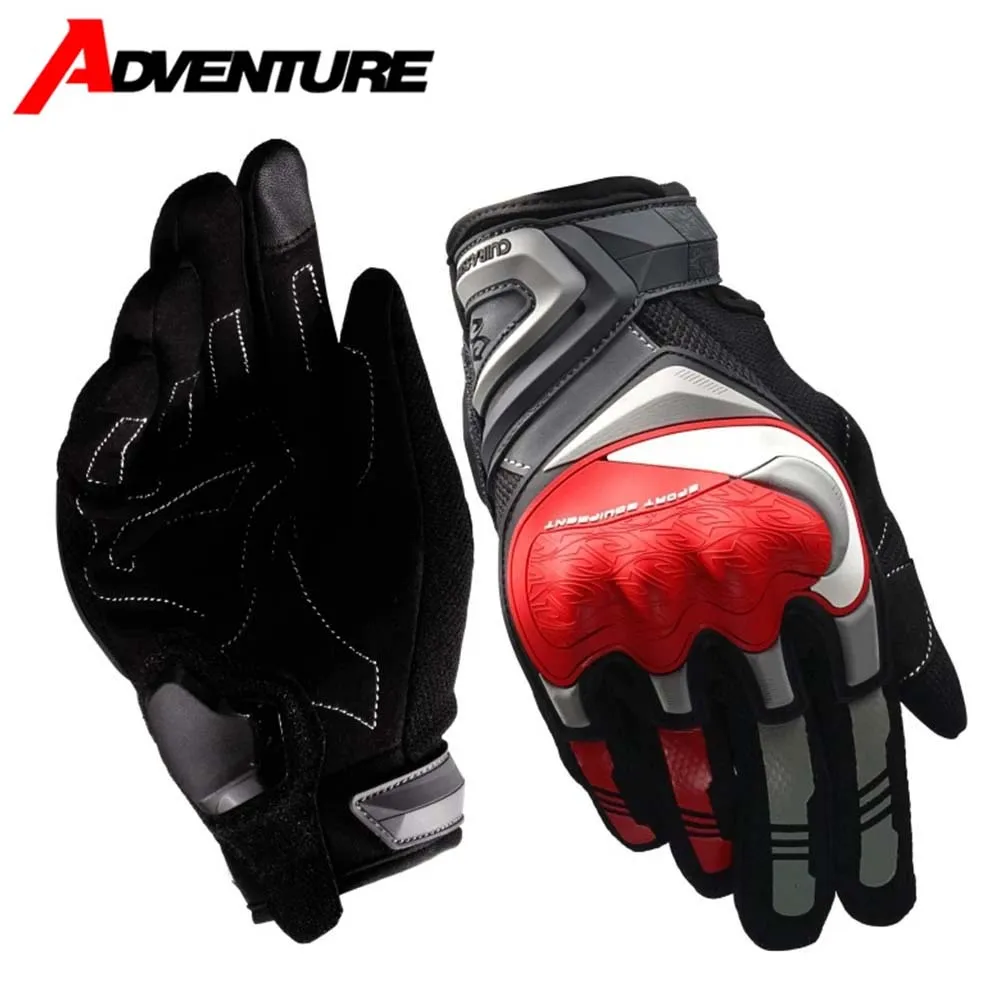 

Новые мотоциклетные перчатки с воздухопроницаемостью Four Seasons, противоскользящие перчатки с сенсорным экраном, перчатки для гонок на мотоциклах, противоосенние перчатки