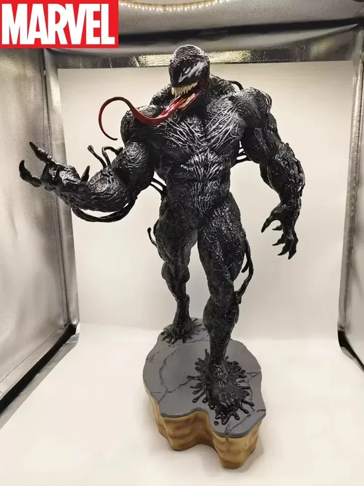 Marvel 50cm Venom Batman Villain Gk Figurki Anime Model Ozdoby Ponadwymiarowa Statua Animacja Urządzenia Peryferyjne Kolekcja Modelu T