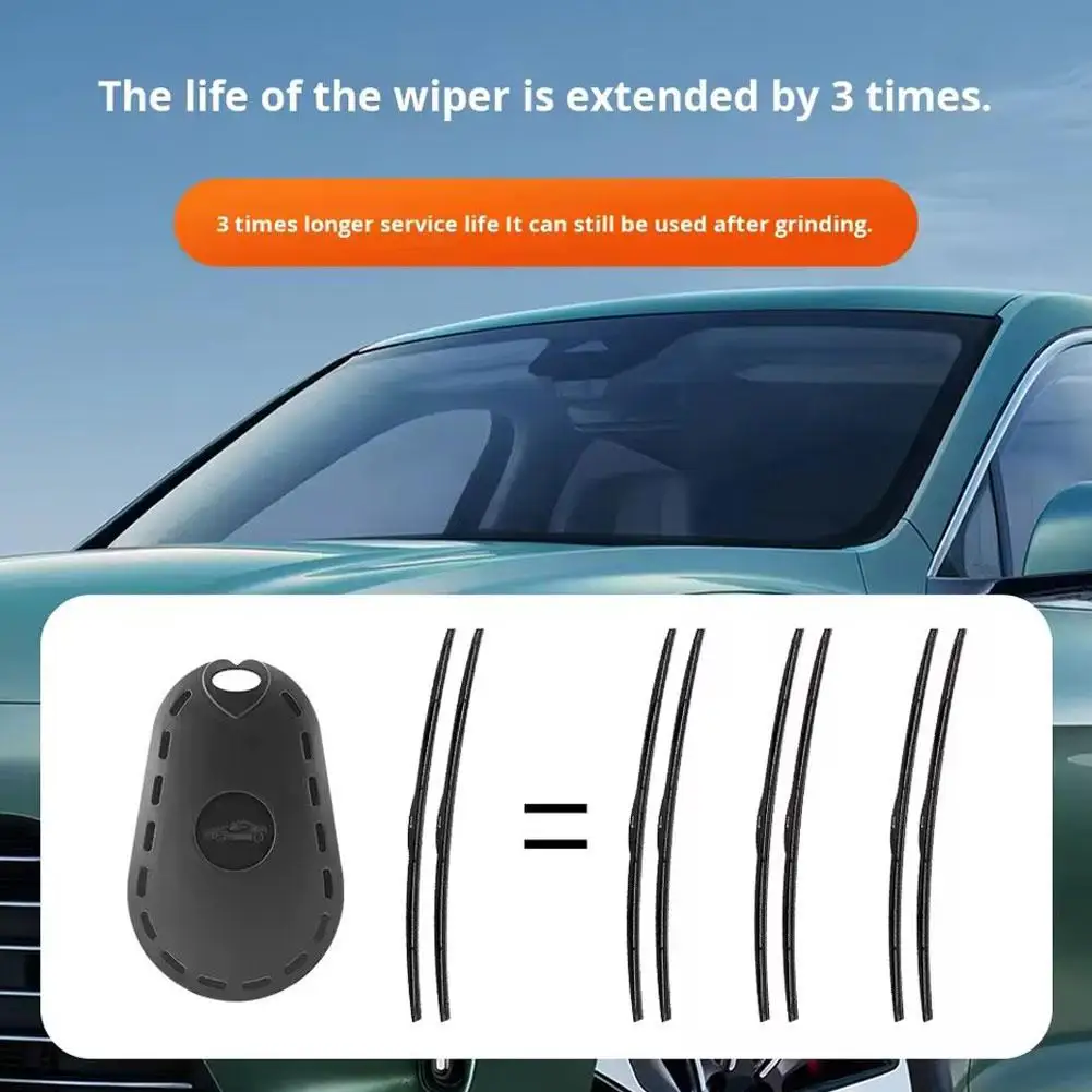 

3-цветный автомобильный универсальный ремонтник стеклоочистителей, автомобильный бесшумный ремонт стеклоочистителей, легкий инструмент для переноски автомобильных полосок, клейкий ремонтный инструмент для F6C4