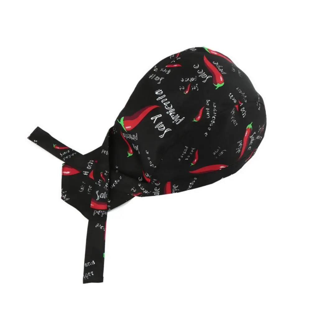 Work Hat Breathable Chef Hat Cotton Mesh Cooking Hat Black Comfortable Waiter Hats Canteen
